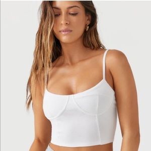 Joah brown corset cami